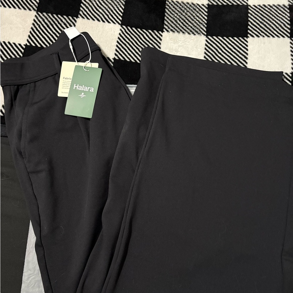 HALARA Women's Black Wide Leg Pants